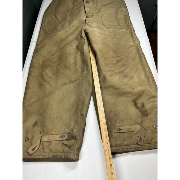 Vintage US Navy Department Overalls Green Mens Size Large - Picture 8 of 9